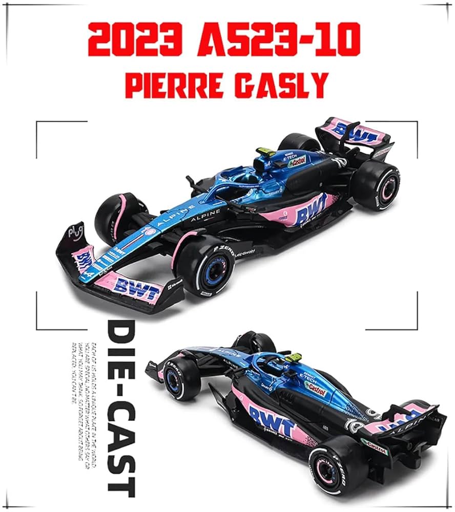 ミニカー Spark F1 1/43 Pierre Gasly 2023 Alpine Amazon.com: 1/43 2023 BWT Alpine F1#10 Pierre Gasly Diecast